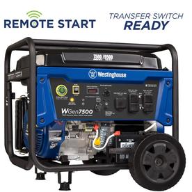 Portable Generators At Lowes Display Product Reviews For Wgen 7500 Running Watt Portable Generator With Westinghouse Engine