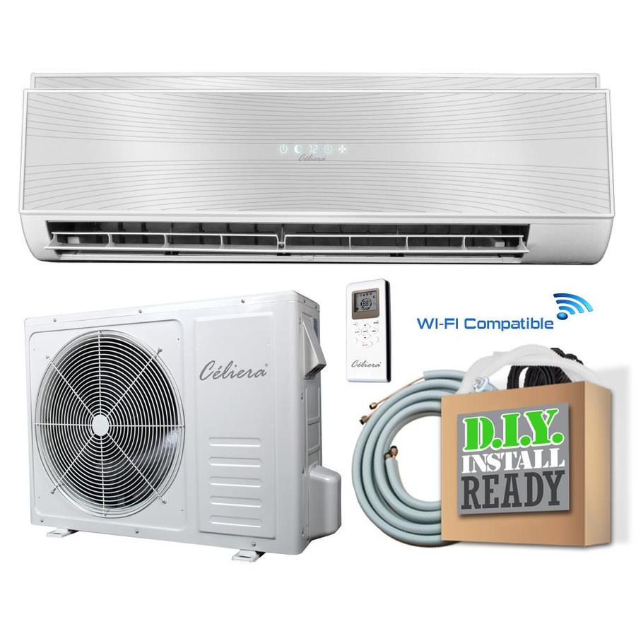 Celiera 12,500 BTU 540 sq ft 230 Volt Wall Air Conditioner with Heater