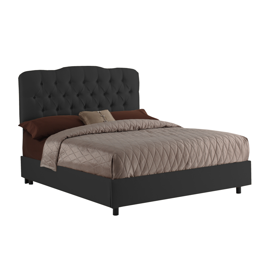 Skyline Furniture Quincy Black Full Upholstered Bed
