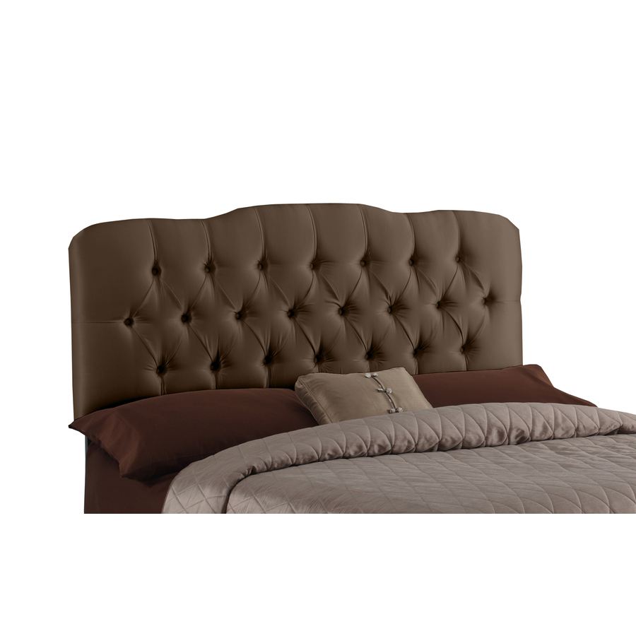 Skyline Furniture Quincy Chocolate Twin Textured Cotton Headboard