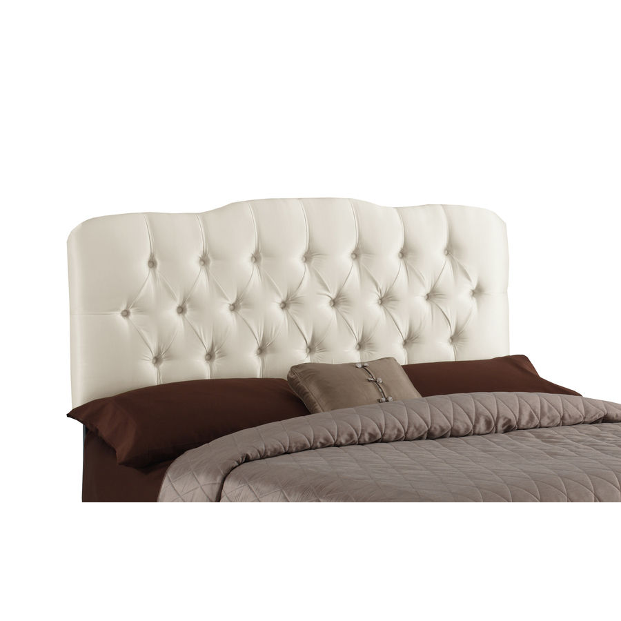 Skyline Furniture Quincy Pearl Full Textured Cotton Headboard