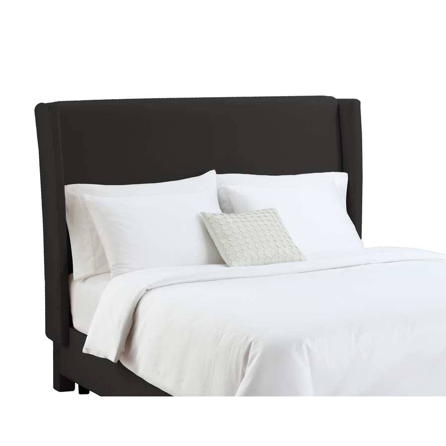 Skyline Furniture Diversey Black King Velvet Headboard