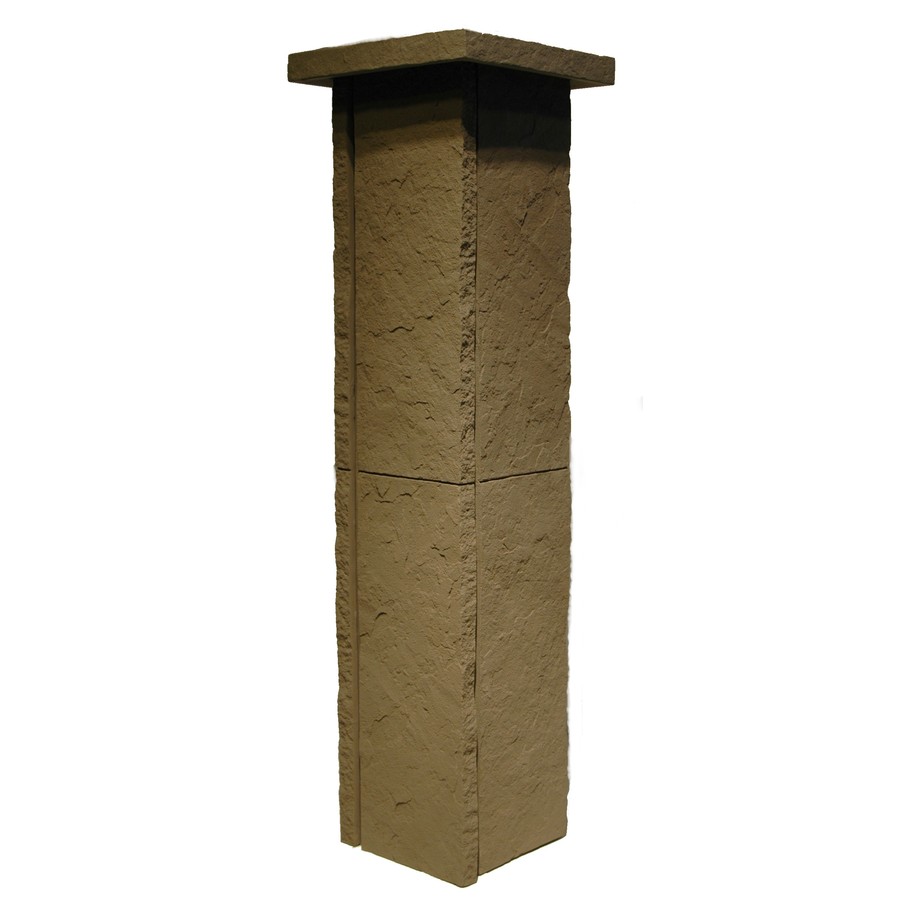 NextStone 4 Pack 6.5 in x 36 in Gray Sandstone Column Wrap Kit