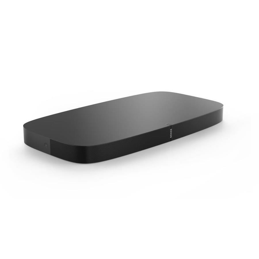 Sonos PLAYBASE 28.35-in 2.1-Channel Black Sound Bar | PBASEUS1BLK