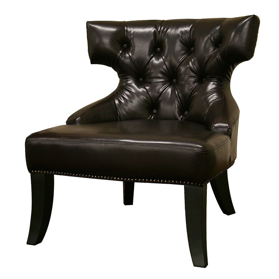 Baxton Studio Baxton Dark Brown Accent Chair