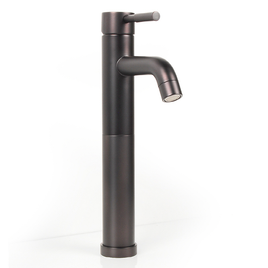 DVontz Porus Oil Rubbed Bronze 1 Handle Single Hole Bathroom Sink Faucet