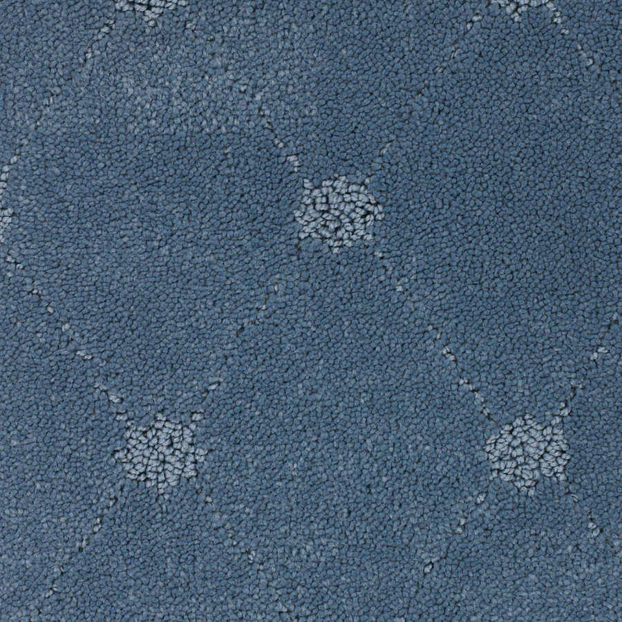 STAINMASTER TruSoft Columbia Valley Blue Cut and Loop Indoor Carpet