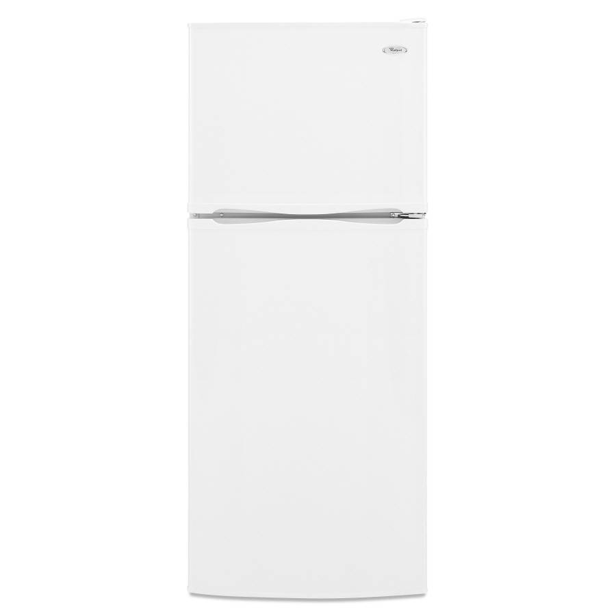 Shop Whirlpool 9.6 cu ft Top Freezer Refrigerator (White) at Lowes