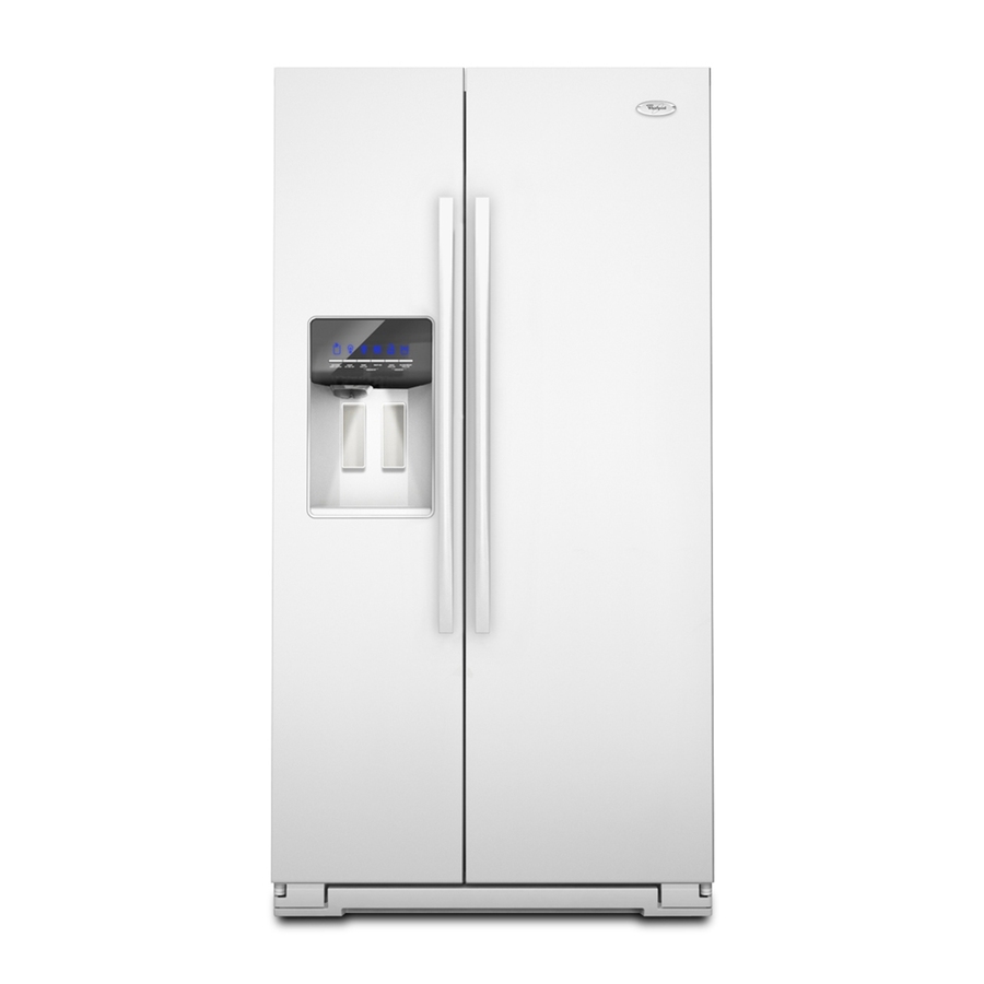 Whirlpool 26.4 cu ft Side by Side Refrigerator (White) ENERGY STAR