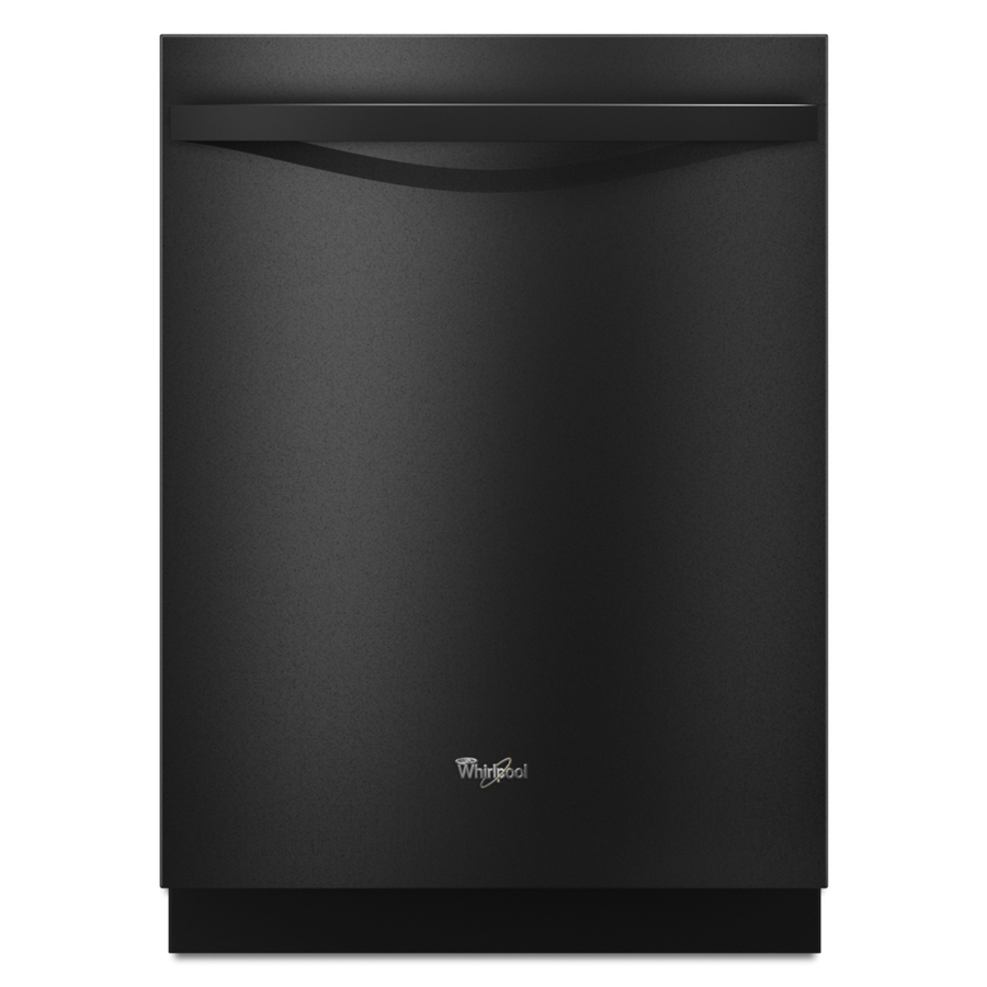 Whirlpool Gold 51 Decibel Built in Dishwasher with Stainless Steel Tub (Black) (Common 24 in; Actual 23.875 in) ENERGY STAR