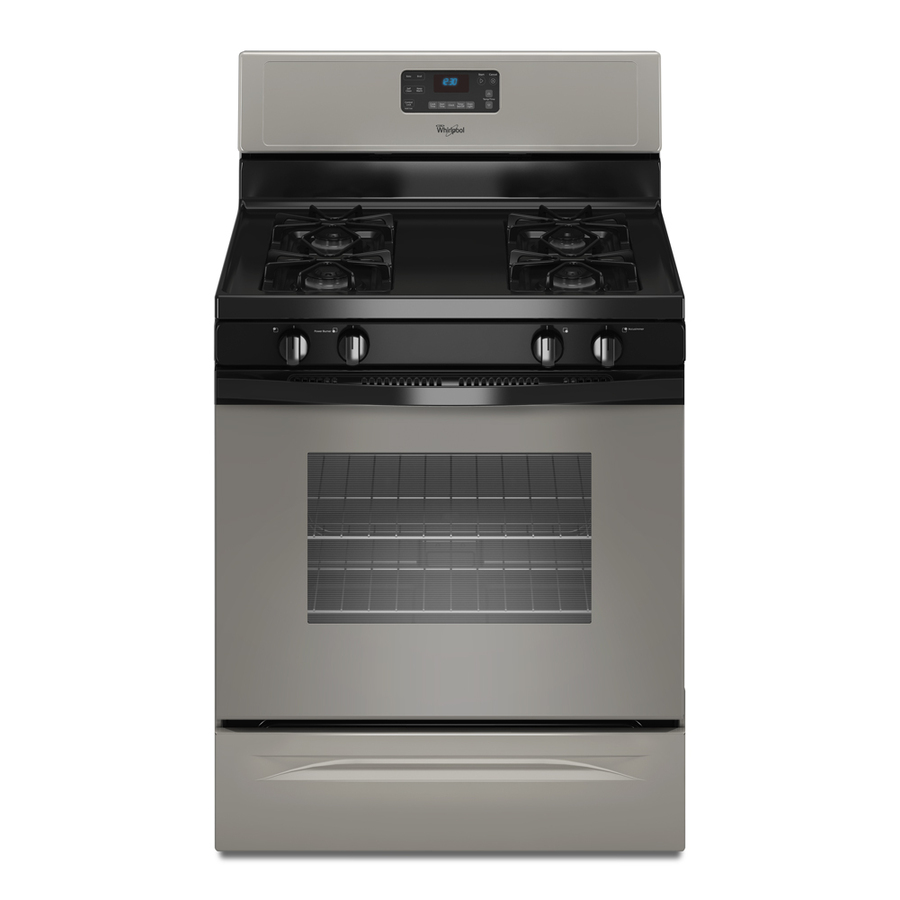 Whirlpool 30 in Freestanding 5 cu ft Self Cleaning Gas Range (Universal Silver)