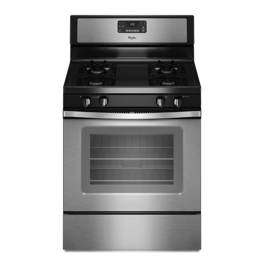 Whirlpool 30 in Freestanding 5 cu ft Self Cleaning Gas Range (Stainless Steel)