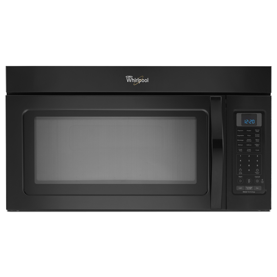 Whirlpool 30 in 2 cu ft Over the Range Microwave with Sensor Cooking Controls (Black)