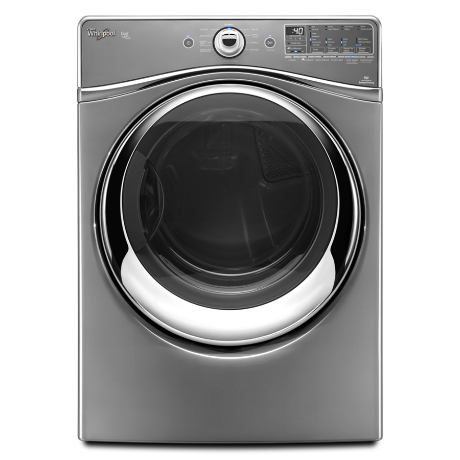 Whirlpool Duet 7.4 cu ft Gas Dryer with Steam Cycles (Chrome Shadow)