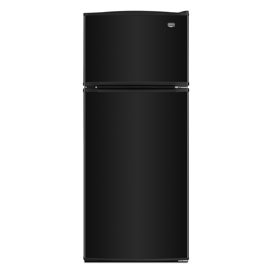 Maytag 17.5 cu ft Top Freezer Refrigerator with Single Ice Maker (Black) ENERGY STAR