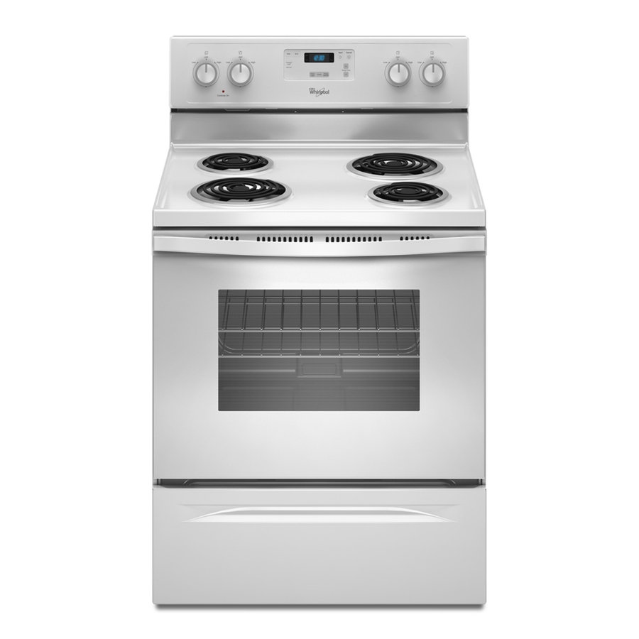 Whirlpool 30 in Freestanding 4.8 cu ft Electric Range (White)