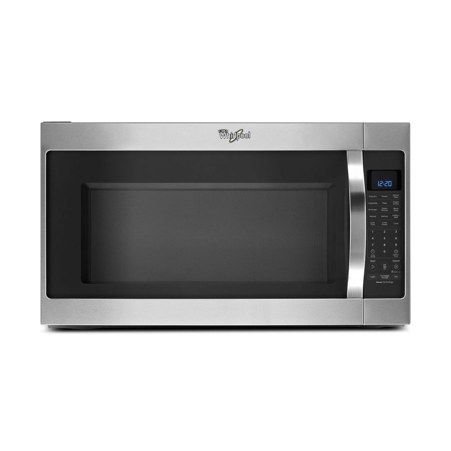 Whirlpool 2 cu ft Over the Range Microwave with Sensor Cooking Controls (Stainless Steel) (Common 30 in; Actual 29.875 in)
