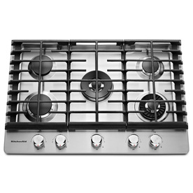 Gas Cooktops At Lowes Display Product Reviews For 30 In 5 Burner Stainless Steel Gas Cooktop Common