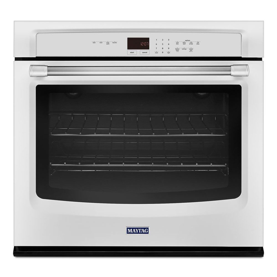 Maytag Single Electric Wall Oven (White) (Common 27 in; Actual 27 in)