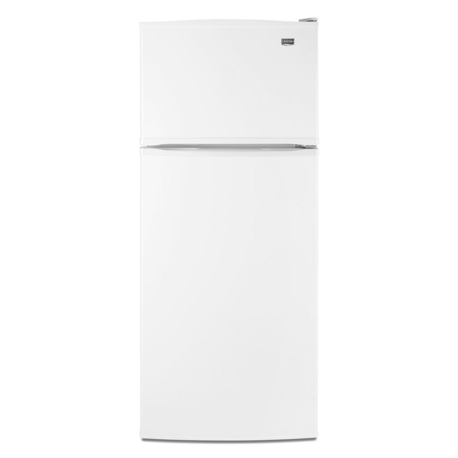 Maytag 17.54 cu ft Top Freezer Refrigerator with with Single Ice Maker (White)