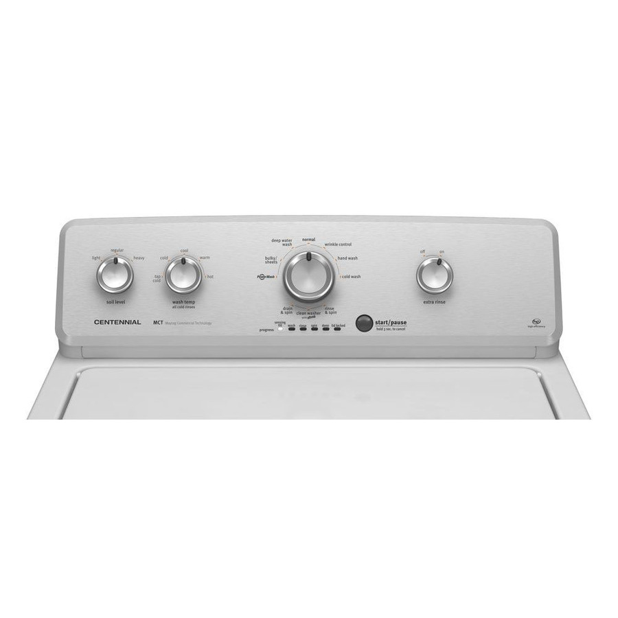 Maytag High Efficiency Agitator Top-Load Washer (White) at 