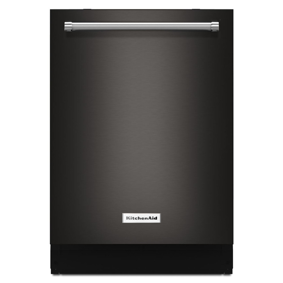 KitchenAid 44 Decibel Built in Dishwasher (Black Stainless) (Common 24 in; Actual 23.875 in) ENERGY STAR