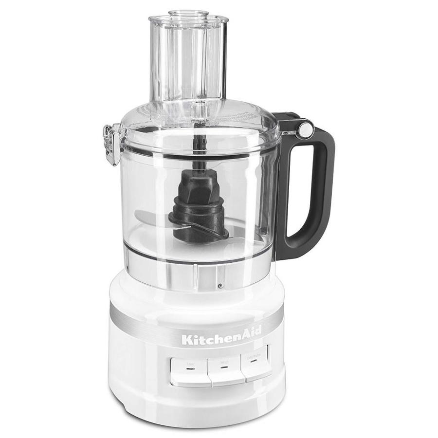 KitchenAid 7.0-Cup 250.0-Watt White 2-Blade Food processor | KFP0718WH