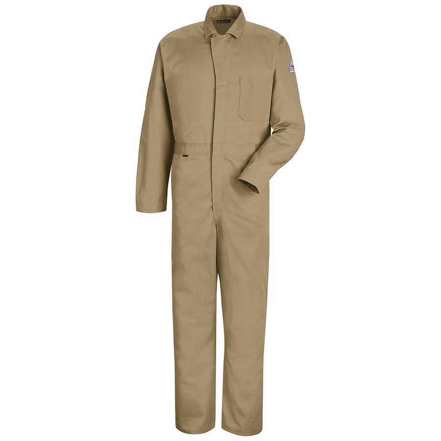 Bulwark 52 Mens Tan Long Sleeve Coveralls