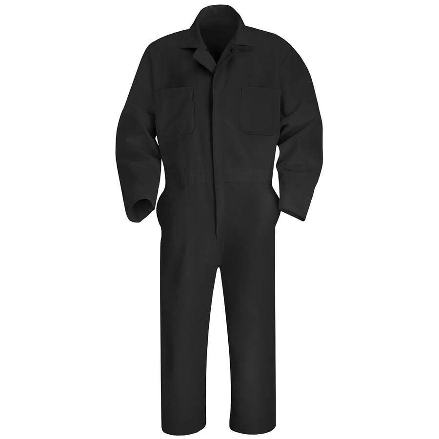 Red Kap 54 Men's Black Long Sleeve Coveralls