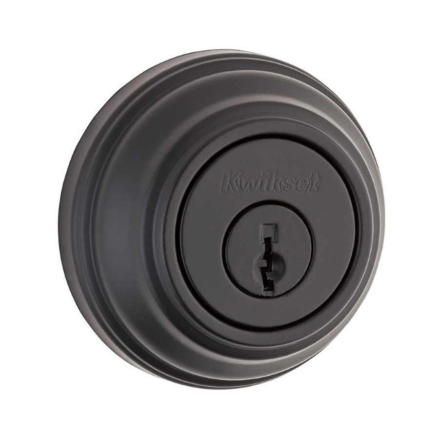 Kwikset Signature 985 Iron Black Double Cylinder Deadbolt