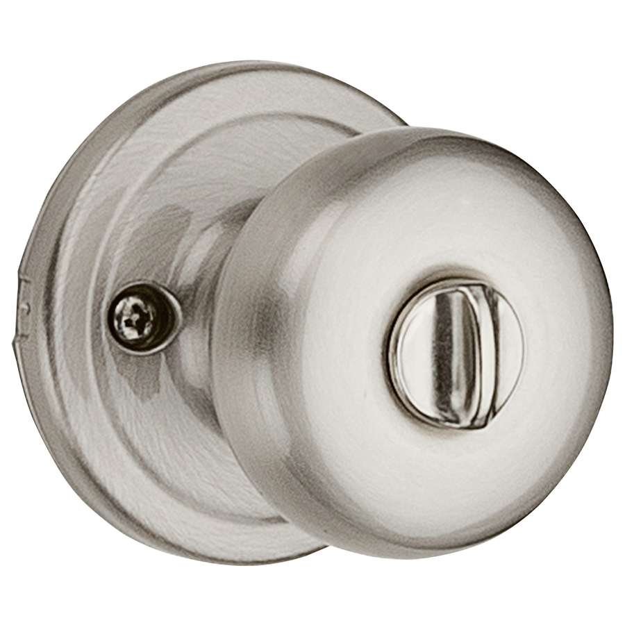 Kwikset Signature Juno Smartkey Satin Nickel Round Residential Keyed Entry Door Knob