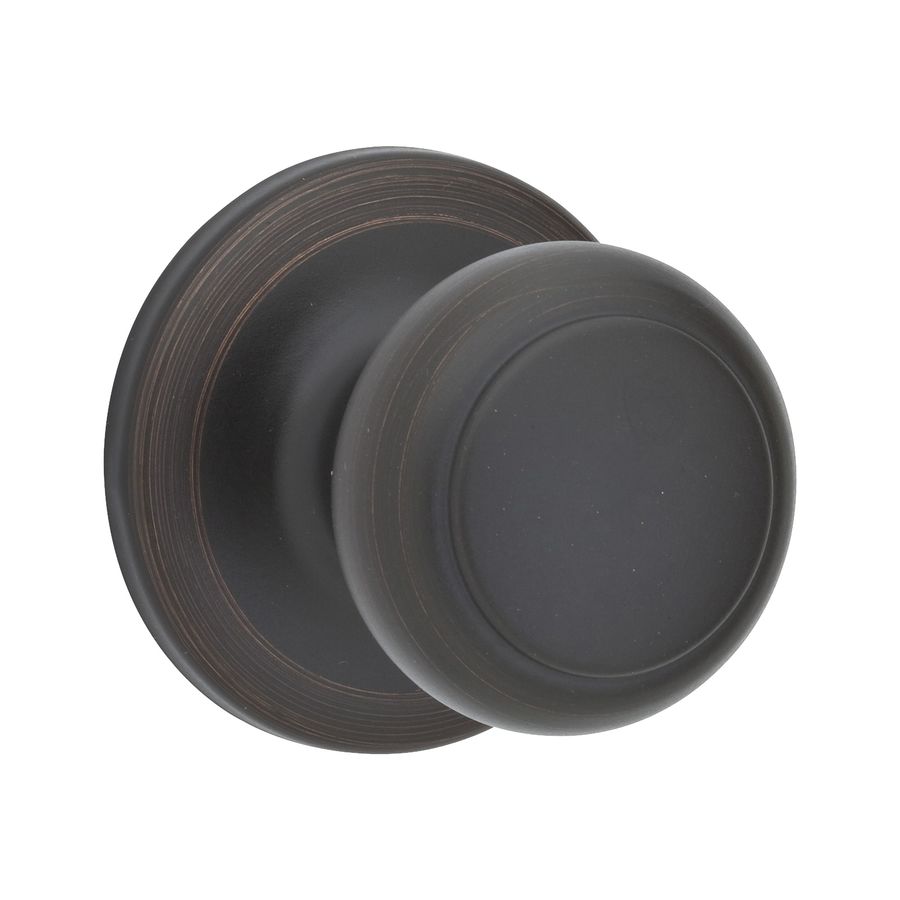 Kwikset Cove Venetian Bronze Round Residential Passage Door Knob