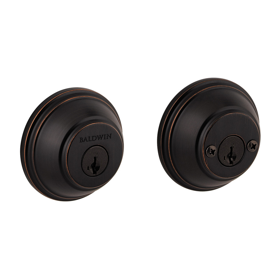 BALDWIN Prestige Prestige Smartkey Venetian Bronze Commercial/Residential Double Cylinder Deadbolt