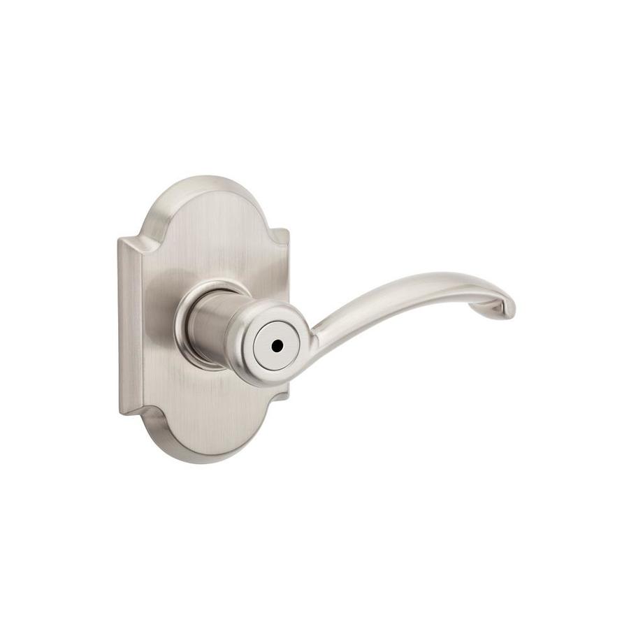 Kwikset Kwikset Signature Austin Satin Nickel Turn Lock Residential Privacy Door Lever