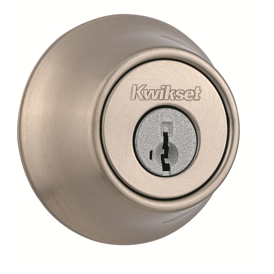 Kwikset 660 Series SmartKey Satin Nickel Single Cylinder Deadbolt