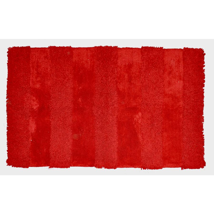 allen + roth 30 in x 50 in Rectangular Red Accent Rug