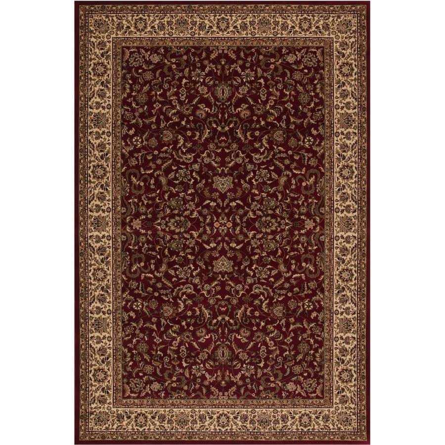 Concord Global Dynasty Red Rectangular Indoor Woven Oriental Area Rug (Common 9 x 13; Actual 111 in W x 154 in L x 9.25 ft Dia)