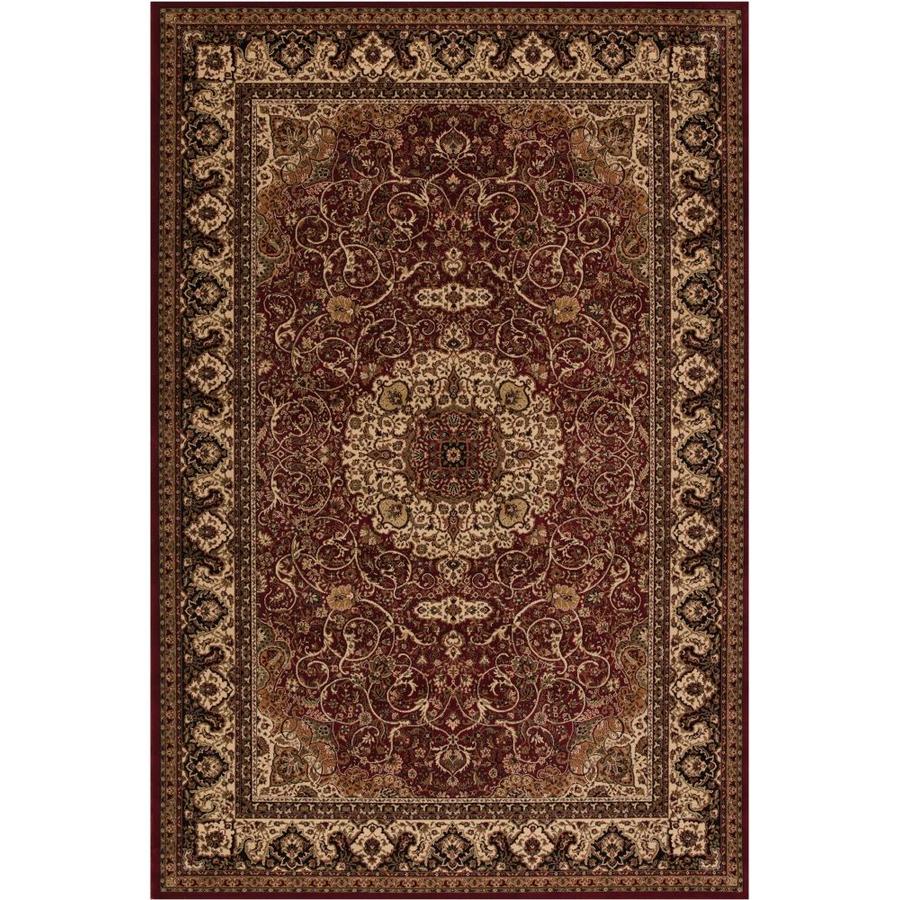 Concord Global Dynasty Red Rectangular Indoor Woven Oriental Area Rug (Common 9 x 13; Actual 111 in W x 154 in L x 9.25 ft Dia)