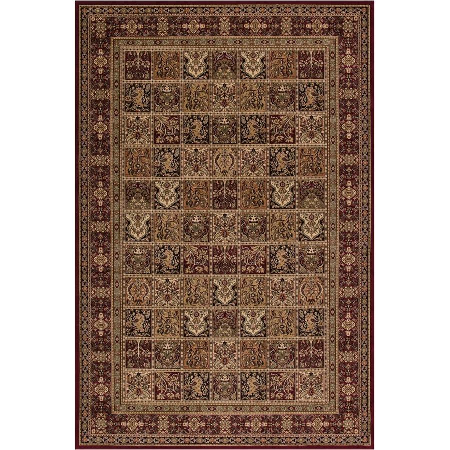 Concord Global Dynasty Red Rectangular Indoor Woven Oriental Area Rug (Common 8 x 11; Actual 94 in W x 134 in L x 7.83 ft Dia)