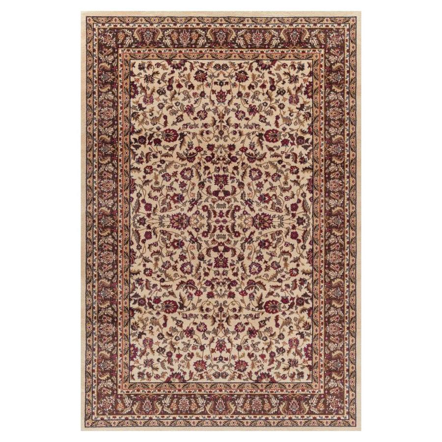 Concord Global Valencia Ivory Rectangular Indoor Woven Oriental Area Rug (Common 8 x 10; Actual 94 in W x 118 in L x 7.83 ft Dia)