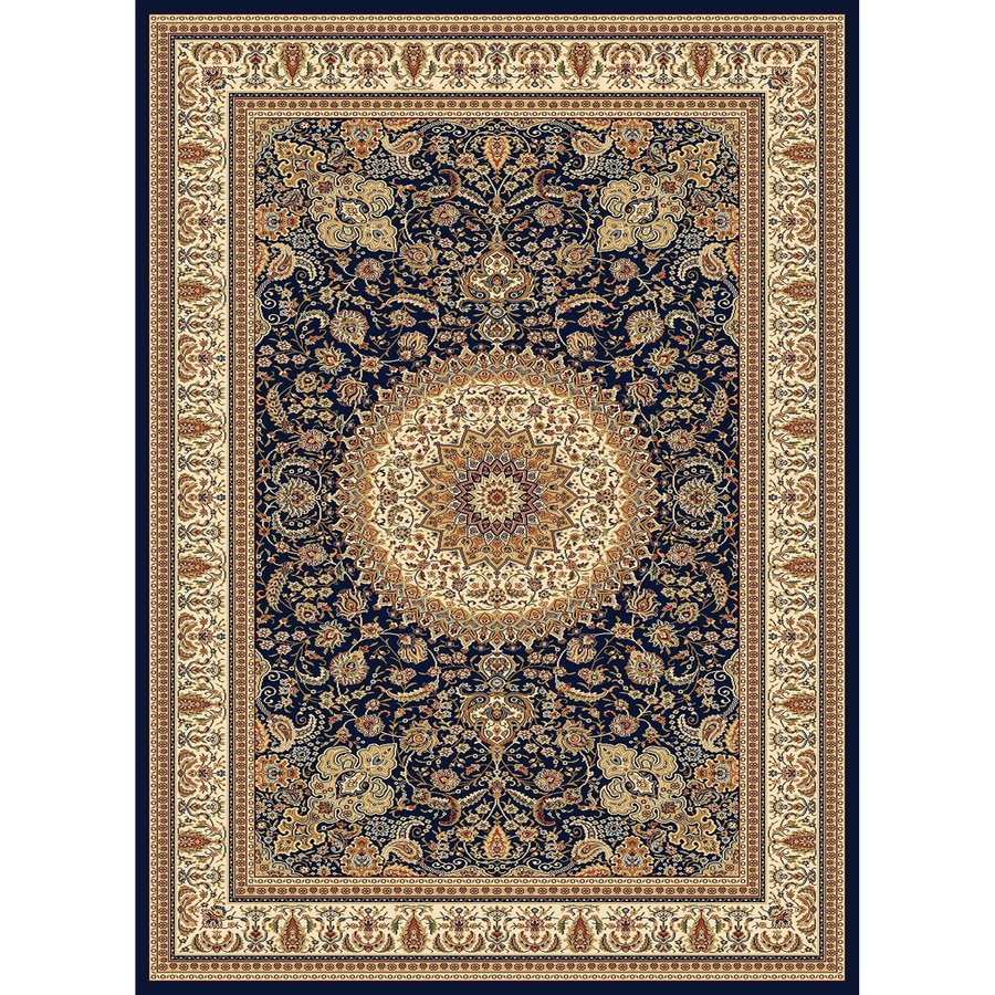 Concord Global Cyrus Navy Rectangular Indoor Woven Oriental Area Rug (Common 9 x 12; Actual 105 in W x 148 in L x 8.75 ft Dia)