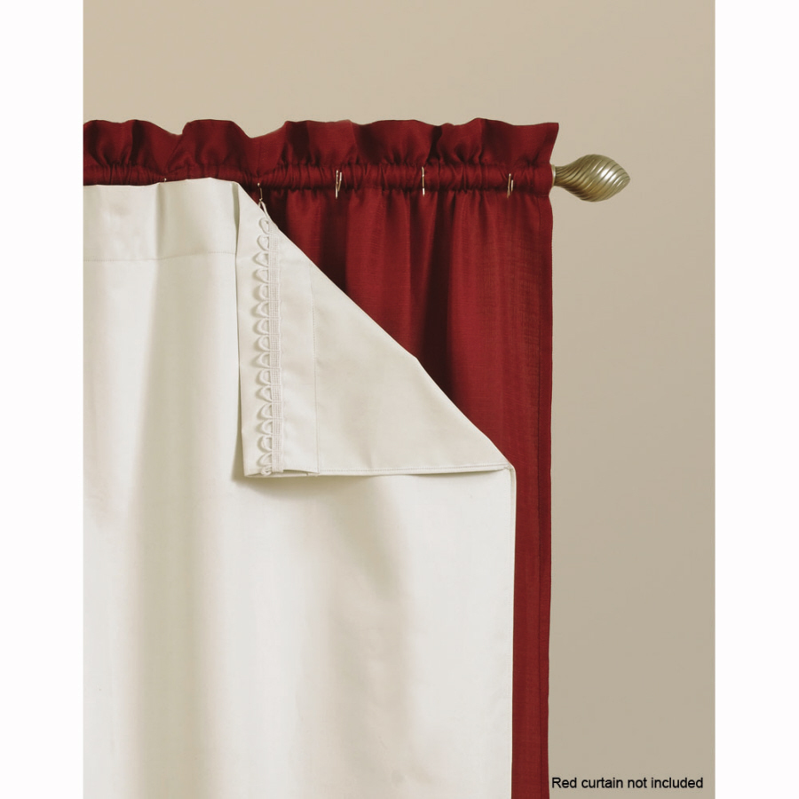 eclipse 80 in L White Curtain Curtain Panel