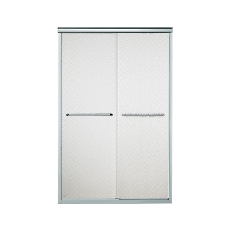 Sterling Finesse 42.625 in to 47.625 in W x 70.0625 in H Frameless Sliding Shower Door