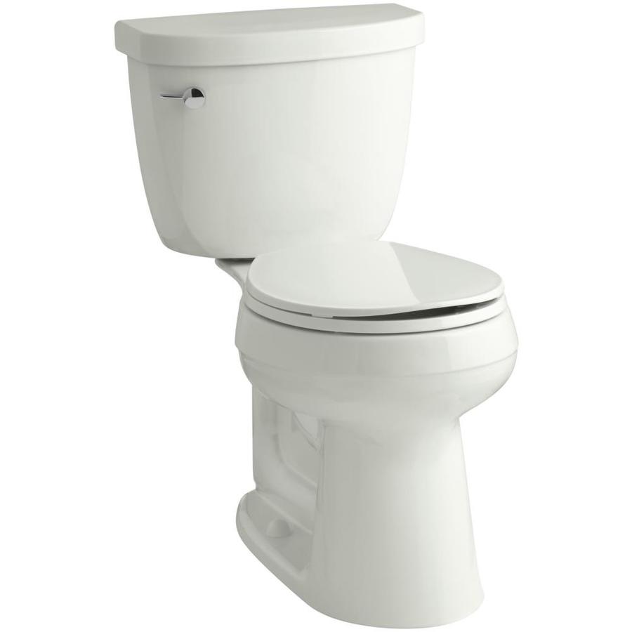 KOHLER Cimarron Dune 1.28 GPF (4.85 LPF) 12 in Rough In WaterSense Round 2 Piece Comfort Height Toilet