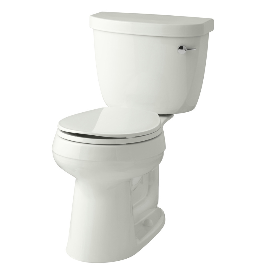 KOHLER Cimarron Dune 1.28 GPF (4.85 LPF) 12 in Rough In WaterSense Round 2 Piece Comfort Height Toilet