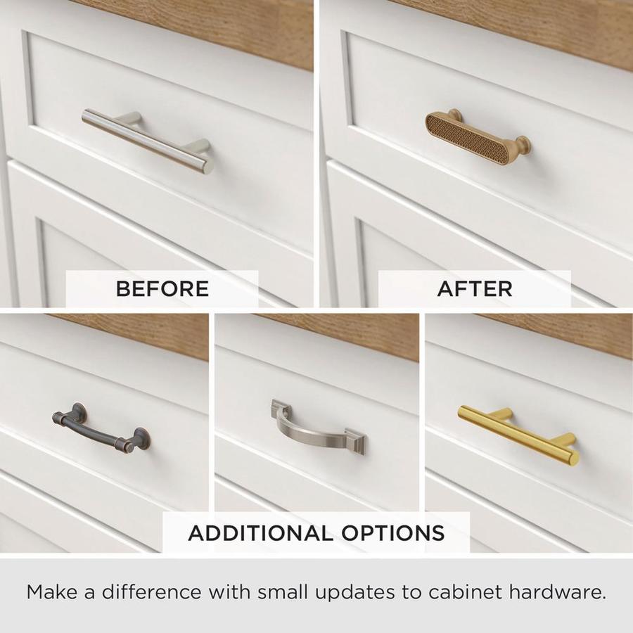 Brainerd Half Round Spoon Foot 10 Pack 3 In Center To Center Satin Nickel Arch Handle Drawer Pulls In The Drawer Pulls Department At Lowes Com