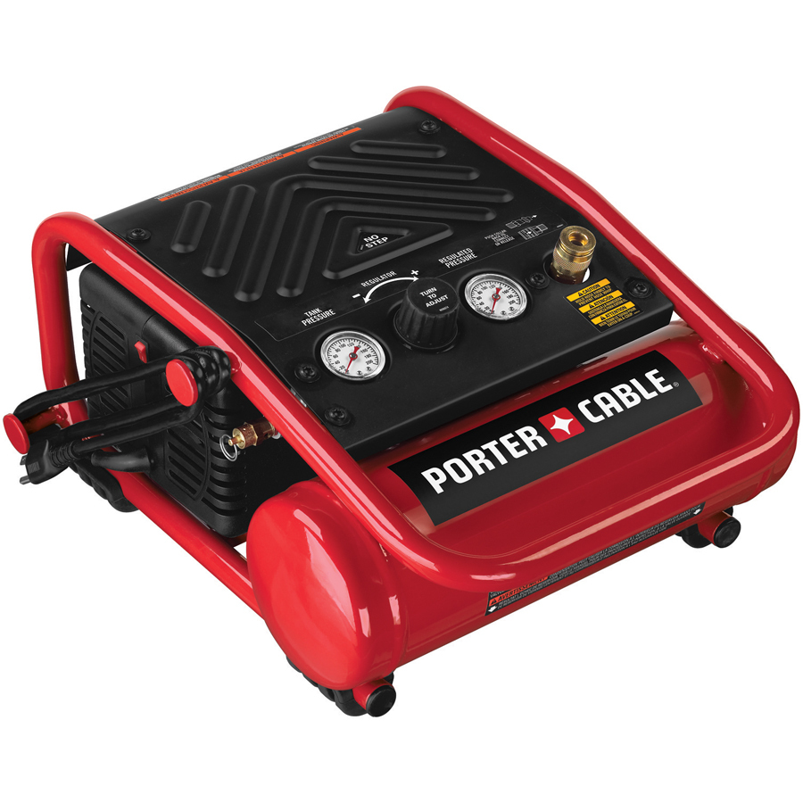 PORTER CABLE 0.3 HP 1 Gallon 135 PSI Electric Air Compressor