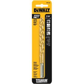 Shop DEWALT 7/16-in Titanium Twist Drill Bit at Lowes.com