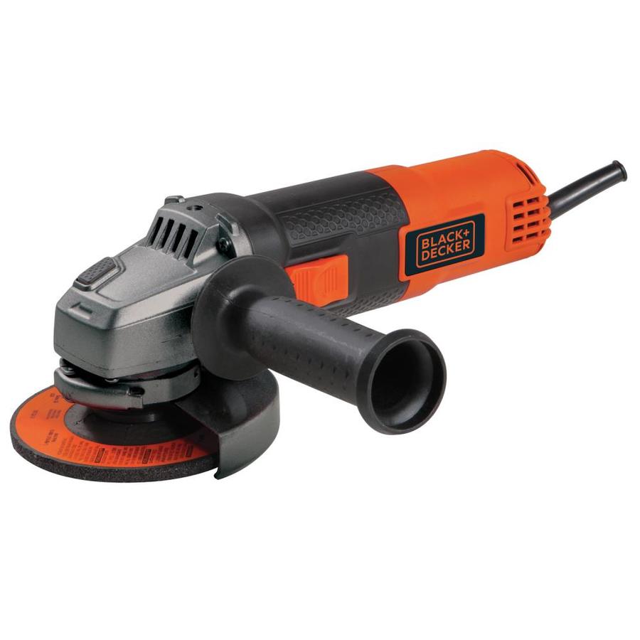 BLACK+DECKER 4.5-in 6.5-Amp Sliding Switch Corded Angle Grinder | BDEG400