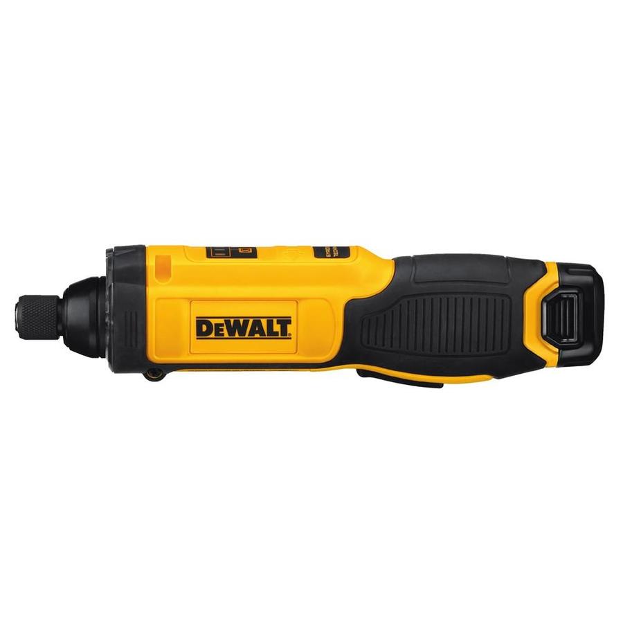 DEWALT 8-Volt 1/4-in Cordless Screwdriver (1-Battery Included and Charger Included) in Yellow | DCF682N1